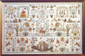 15108 "Датська краса (A Dutch Beauty. Схема для вишивання хрестом PERMIN - 1