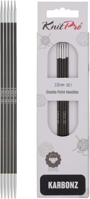 41106 Спицы носочные Karbonz KnitPro 15 см 2.25 мм - 1 41106 Спицы носочные Karbonz KnitPro 15 см 2.25 мм - 1
