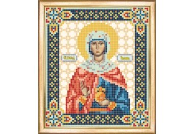  СБІ-082 Іменна ікона свята праведна Іоанна (Жанна, Яна). Схема для вишивки бісером