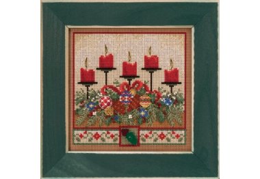 вышивка гладью MH142032 Праздничное сияние. Набор для вышивки в смешанной технике Mill Hill