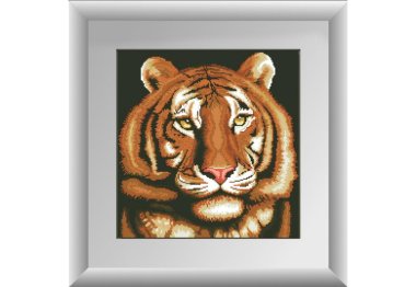  30257 Портрет тигра. Набор для рисования камнями