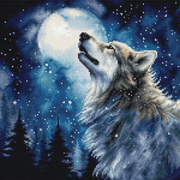 Набор для вышивки крестом L9923 Midnight snowfall. Letistitch - 1