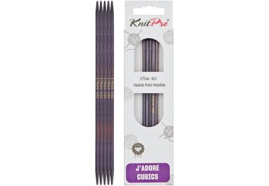 спицы для вязания 19008 Спицы носочные 3,75 мм J'adore Cubics KnitPro 15 см