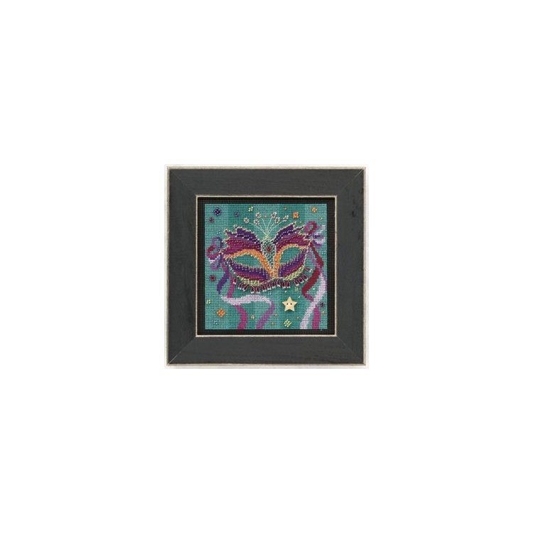 MH141102 Пурпурная маска. Набор для вышивки в смешанной технике Mill Hill - 1