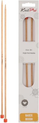 35452 Спицы прямые Basix KnitPro, 40 см, 3.50 мм - 1
