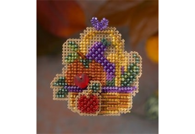 вишивка гладдю MH186204 Осіння щедрість. Набір для вишивки в змішаній техниці Mill Hill