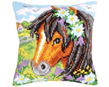 5208 Daisy chain. Набір для вишивки хрестиком Collection D'Art - 1