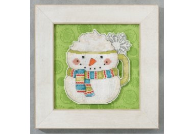вышивка гладью DM205103 Морозная кружка. Набор для вышивки в смешанной технике Mill Hill