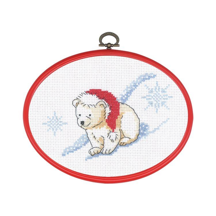 92-5644 Полярный медведь. Набор для вышивания крестом PERMIN - 1