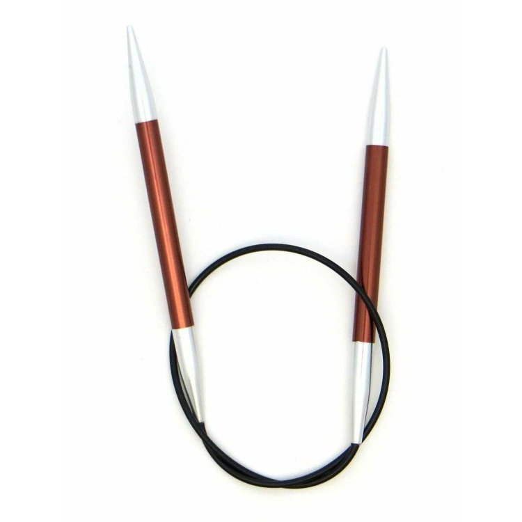 47072 Спиці кругові Zing KnitPro, 40 см, 5,50 мм - 1