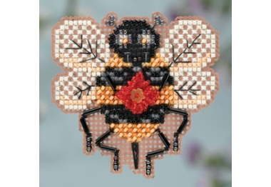 вышивка гладью MH184104 Пчелка. Набор для вышивки в смешанной технике Mill Hill