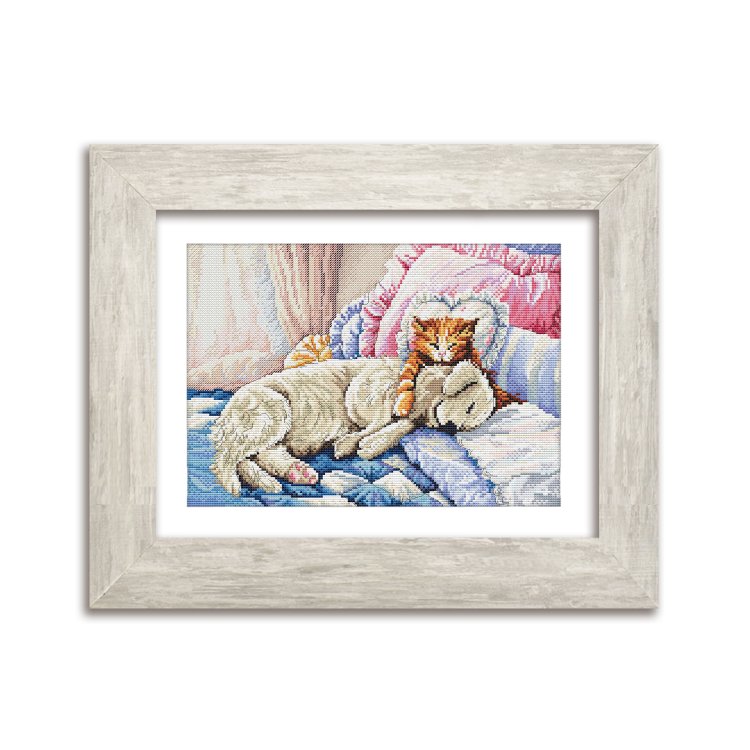 N065 Солодкий сон. Набір для вишивки хрестом Кольорова - 1