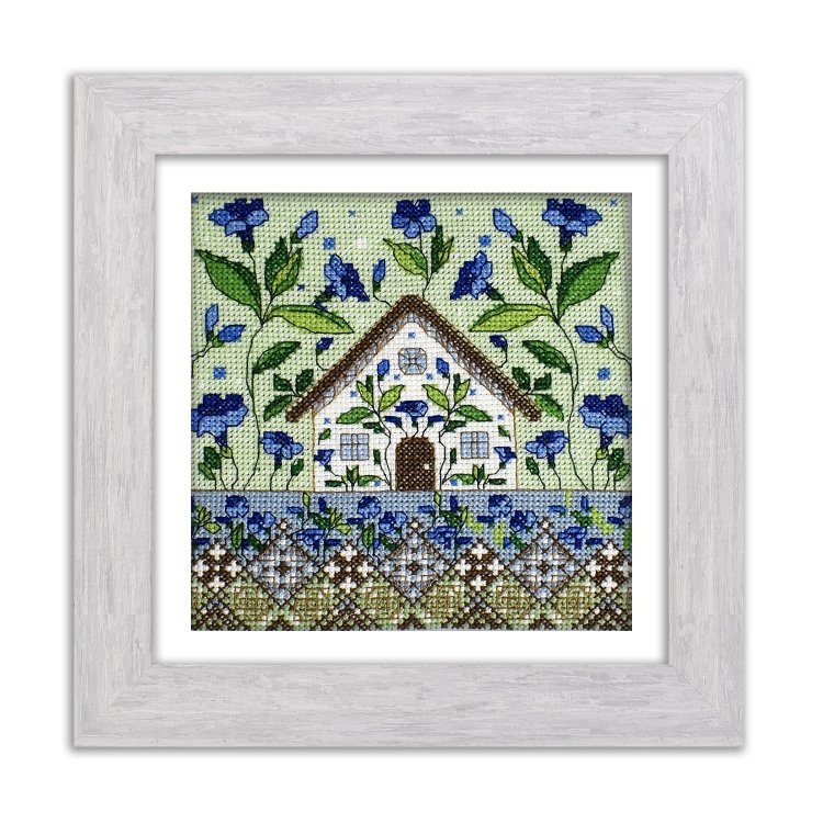 N093 Феєрія весни. Набір для вишивки хрестом Кольорова - 1 N093 Феєрія весни. Набір для вишивки хрестом Кольорова - 1