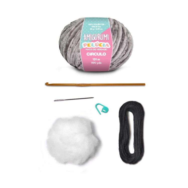 4 AMIGURUMI KIT - NAPPY TIME Коала. Набір для в'язання іграшки - 5