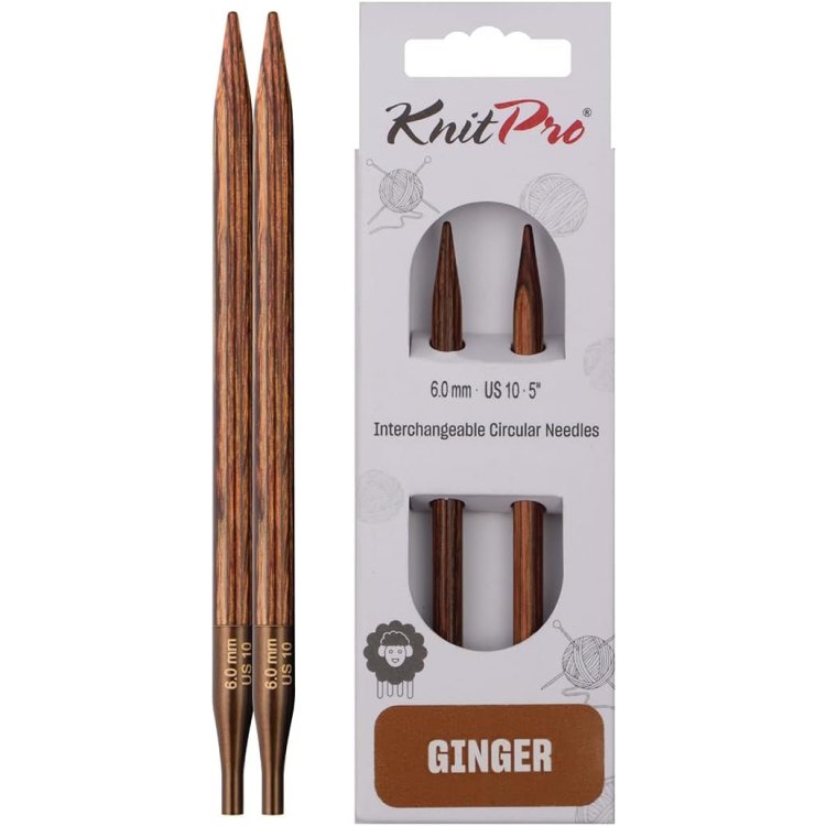 31209 Спиці з`ємні Ginger KnitPro, 6.00 мм - 1