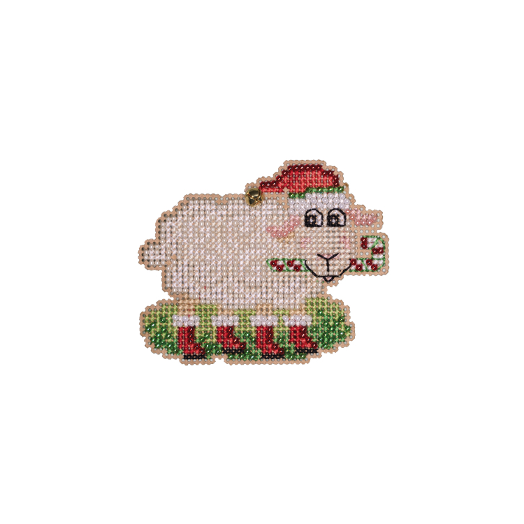 MH182331 Сладкая овечка. Набор для вышивки в смешанной технике Mill Hill - 1 MH182331 Сладкая овечка. Набор для вышивки в смешанной технике Mill Hill - 1