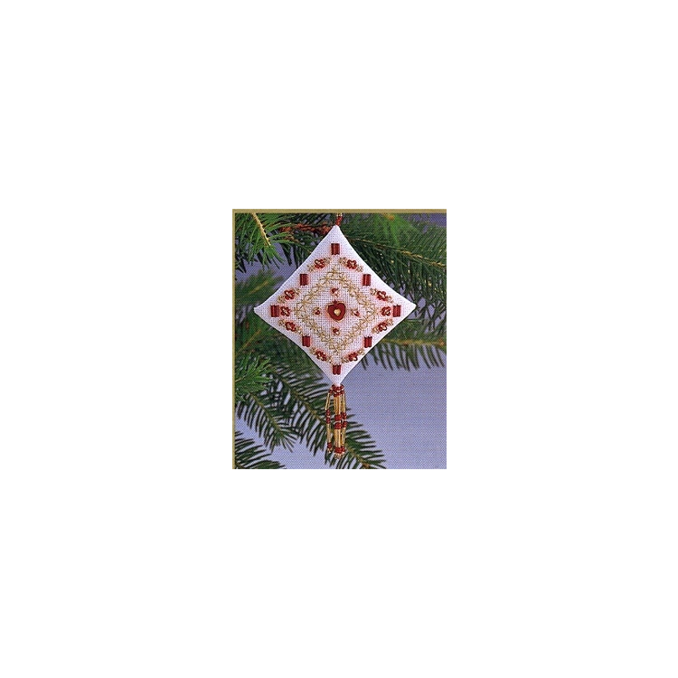 MHTD4 Гравированное сердце. Набор для вышивки в смешанной технике Mill Hill - 1 MHTD4 Гравированное сердце. Набор для вышивки в смешанной технике Mill Hill - 1