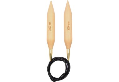спицы для вязания 35807 Спицы круговые Jumbo Birch KnitPro, 150 см, 30.00 мм