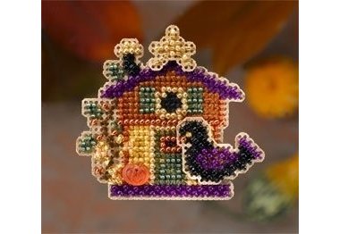 вишивка гладдю MH186203 Будинок Хеллоуїна. Набір для вишивки в змішаній техніці Mill Hill