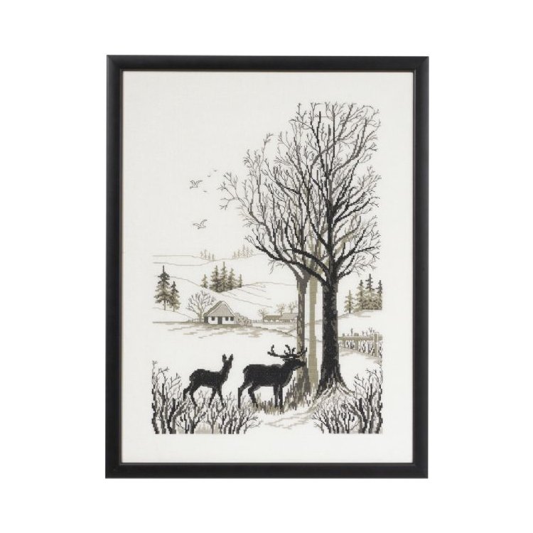 70-1108 Благородний олень. Набір для вишивання хрестом PERMIN - 1