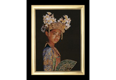  948 Balinese Dancer (brown) Jobelan. Набір для вишивки хрестом Thea Gouverneur