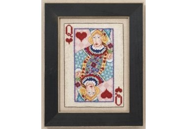 вышивка гладью JS300203 Дама. Набор для вышивки в смешанной технике Mill Hill