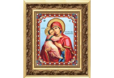  Б-1178 Икона Божьей Матери Владимирская Набор для вышивки бисером