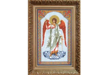  №482  Икона Ангел Хранитель Набор для вышивания крестом