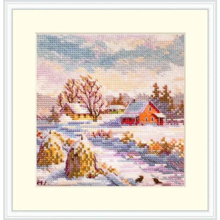 K-267B Зима. Набір для вишивки хрестом Мережка - 1 K-267B Зима. Набір для вишивки хрестом Мережка - 1