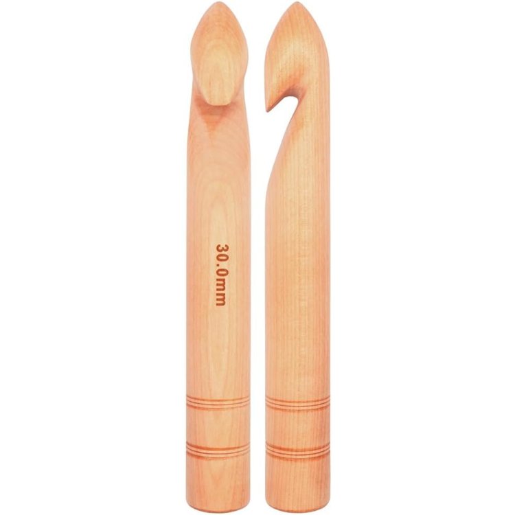35713 Крючок односторонній Jumbo Birch KnitPro, 30.00 мм - 1