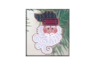 вишивка гладдю MHCSF33 Радісний Санта. Набір для вишивки в змішаній техниці Mill Hill