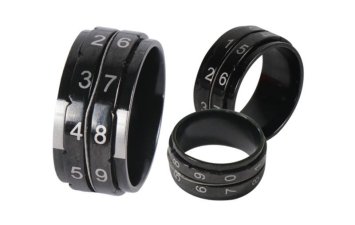 10869 Счетчик рядов Size11(20.6 мм) Black Row Counters Rings KnitPro - 1