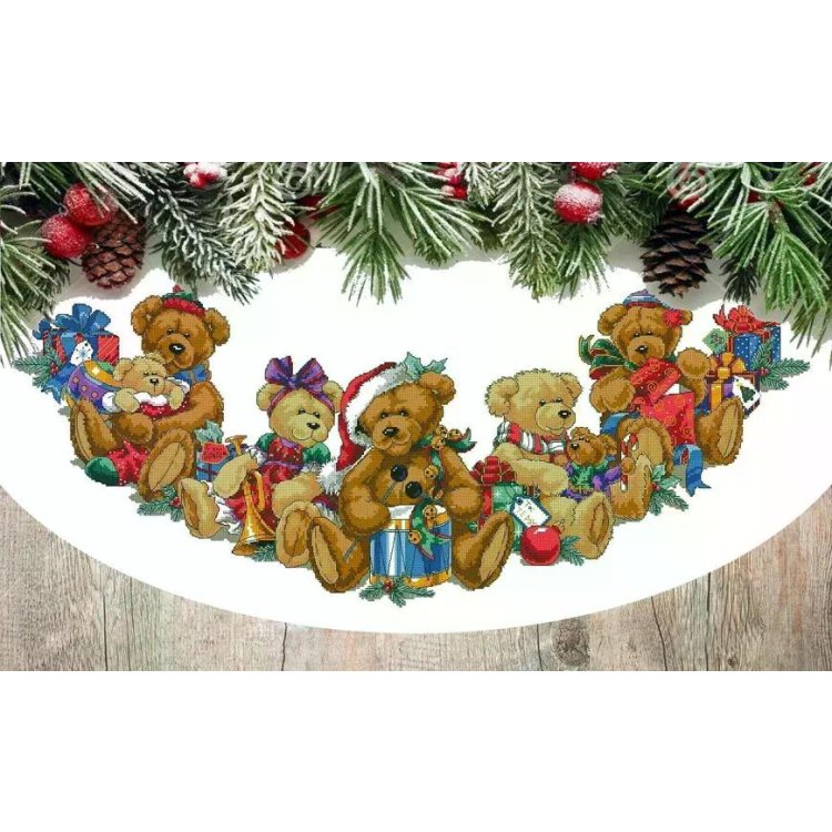 8387 Плюшевые медведи. Набор для вышивки крестом Classic Design - 1