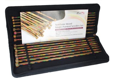  20228 Набір дерев`яних прямих спиць 35 см Symfonie Wood KnitPro