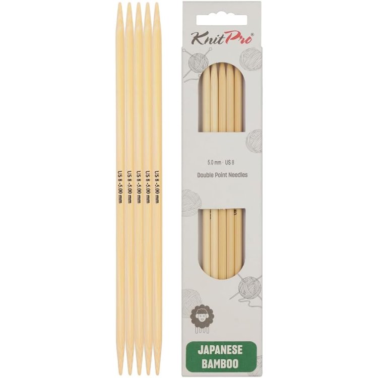 22130 Спицы носочные Bamboo KnitPro, 20 см, 5.00 мм - 1 22130 Спицы носочные Bamboo KnitPro, 20 см, 5.00 мм - 1