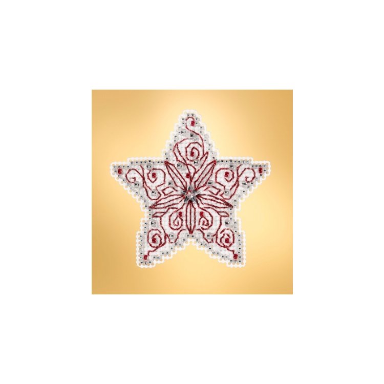 MH181932 Филигранная звезда. Набор для вышивки в смешанной технике Mill Hill - 1