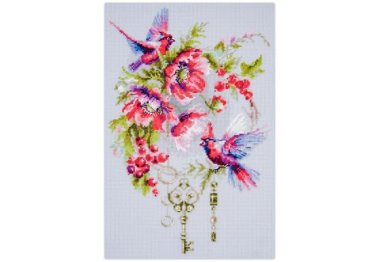 70-20 Ключи к счастью. Набор для вышивки крестом Magic Needle 70-20 Ключи к счастью. Набор для вышивки крестом Magic Needle