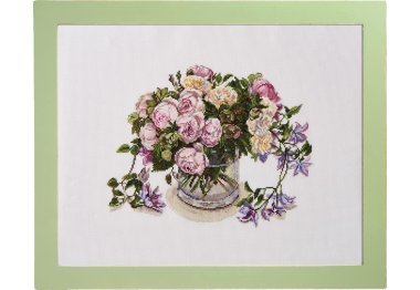  552109 Французька троянда. Набір для вишивки хрестом Cosmo Fujico