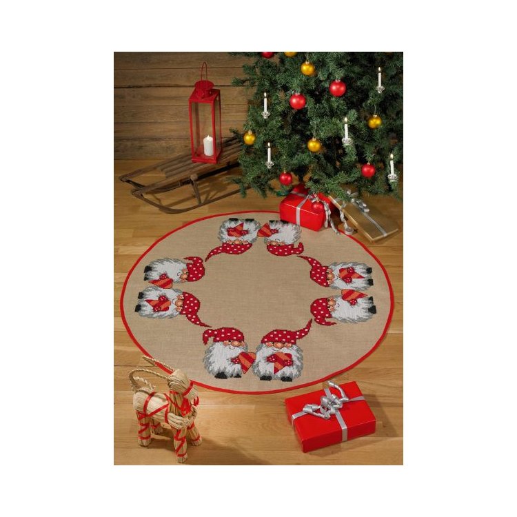 45-5577 Різдвяні Ельфи. Набір для вишивання хрестом PERMIN - 1