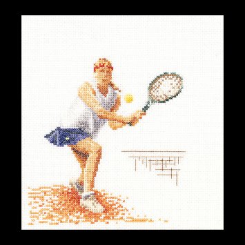 3031 Tennis Linen. Набор для вышивки крестом Thea Gouverneur - 1