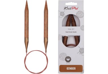 спиці для в'язання 31079 Спиці кругові Ginger KnitPro, 60 см, 12.00 мм