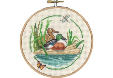 13-0443 Гуси (Ducks. Набор для вышивания крестом PERMIN 13-0443 Гуси (Ducks. Набор для вышивания крестом PERMIN