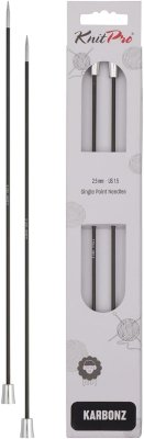 41252 Спицы прямые Karbonz KnitPro 25 см 2.50 мм - 1 41252 Спицы прямые Karbonz KnitPro 25 см 2.50 мм - 1
