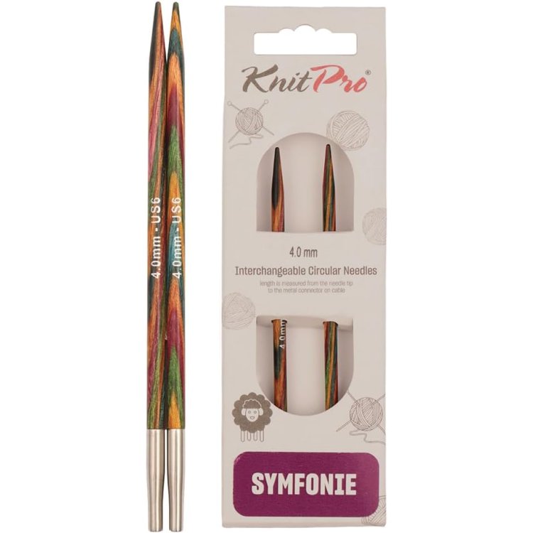 20403 Спиці знімні Symfonie Wood KnitPro, 4.00 мм - 1