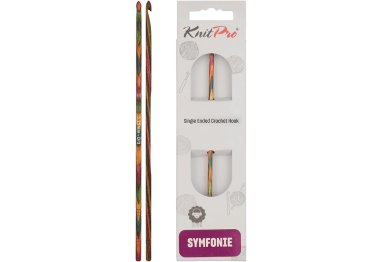  20702 Крючок вязальный односторонний Symfonie Wood KnitPro, 15 см, 3.25 мм