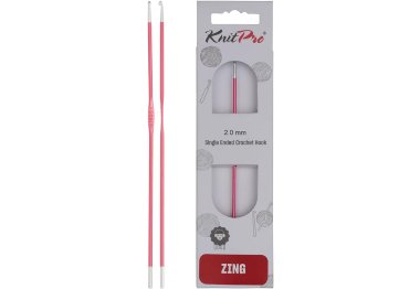 47461 Крючок алюмінієвий Zing KnitPro, 2.00 мм 47461 Крючок алюмінієвий Zing KnitPro, 2.00 мм