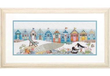  70-35446 Набір для вишивання хрестиком "Beach huts" "Пляжні хатини" DIMENSIONS