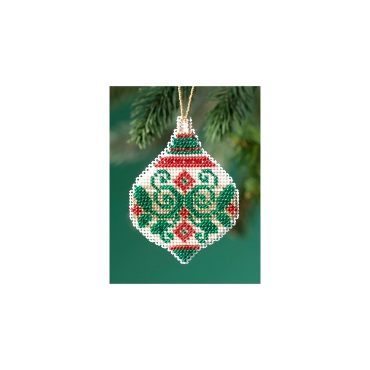 MH211911 Изумрудное цветение. Набор для вышивки в смешанной технике Mill Hill - 1