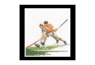  3089A Hockey Aida. Набор для вышивки крестом Thea Gouverneur