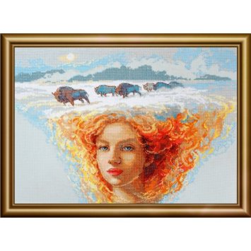 A1003 Мать-природа. Земля. Набор для вышивки крестом AINE - 1